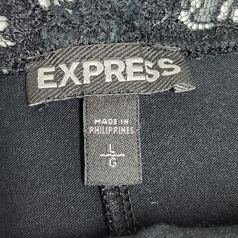 Express lace front v back tank black large - Picture 13 of 16
